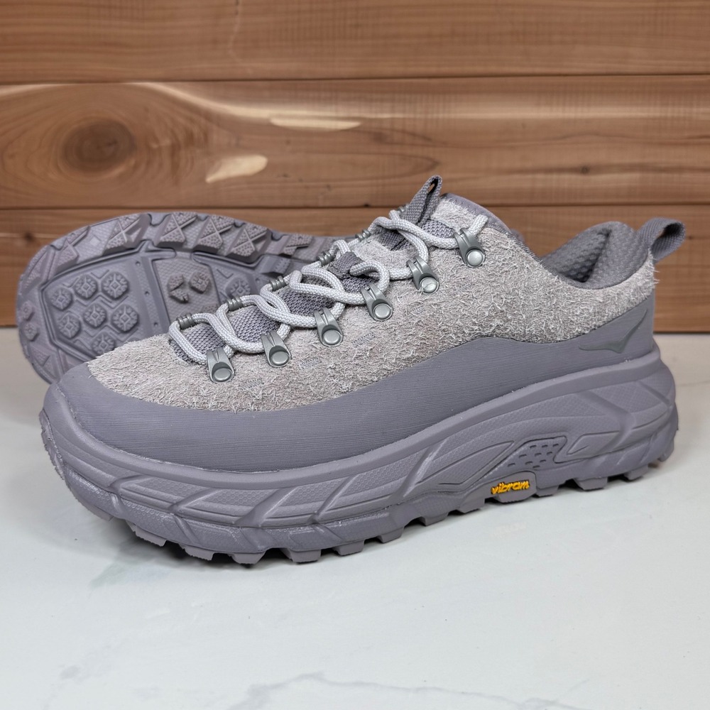 HOKA One One Elite Terrain Tor Summit TP Hiking Trail Shoes Astral M 9.5 /W 10.5